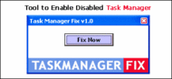 Enable Task Manager screenshot